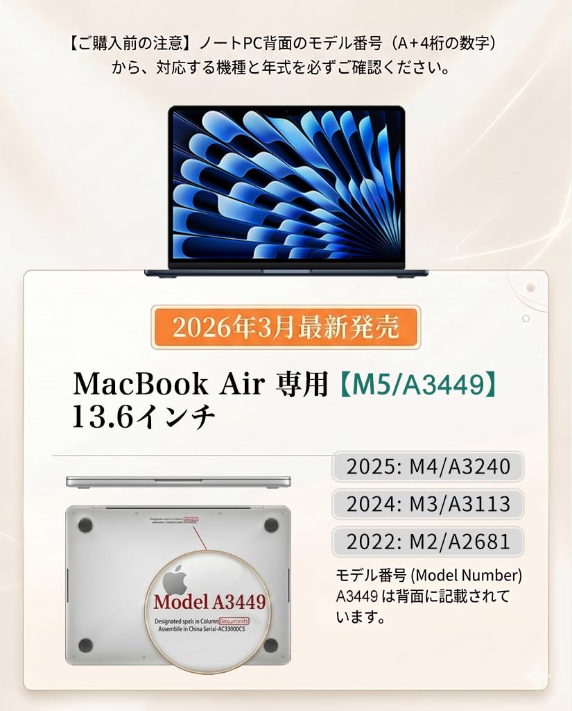 Amazon.co.jp: MacBook Air 13.6インチ 用 ブルーライトカット